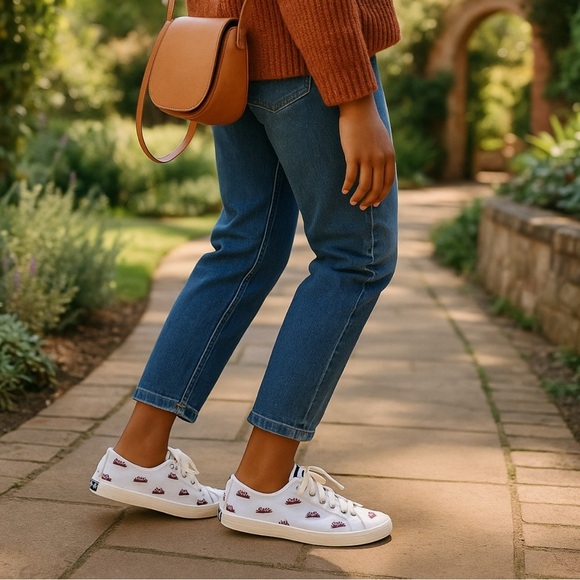 Women's Keds White St. Louis Cardinals Kickstart Repeat Logo Sneakers Size 10 - Picture 2 of 10